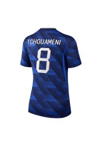 Ranska Aurelien Tchouameni #8 Jalkapallovaatteet Naisten Kotipaita MM-kisat 2026 Lyhythihainen